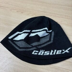Castle X Hat Beanie Mens Black Knit Snowmobling Winter Skull Cap Outdoors